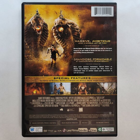 Gods of Egypt DVD Movie - Picture 3 of 5